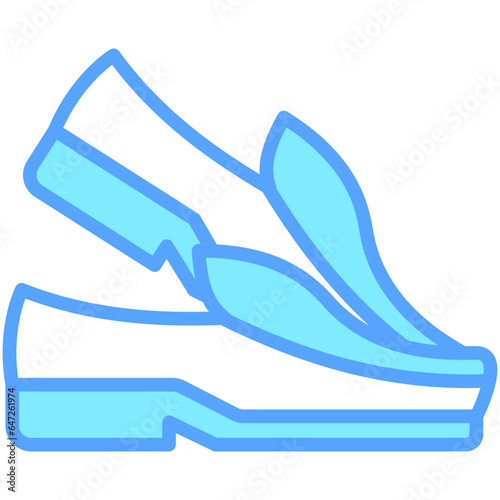 Loafers icons, are often used in design, websites, or applications, banner, flyer to convey specific concepts related to fashion