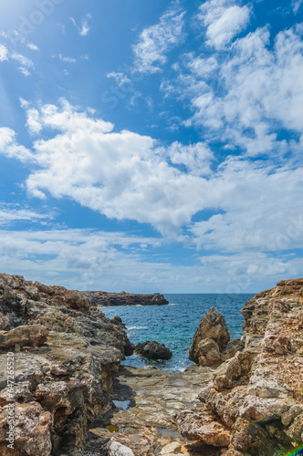 Basto Creek in Menorca, Spain.