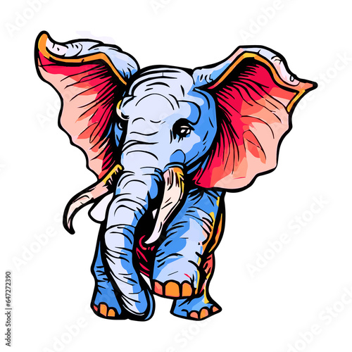 Elephant picture, It's so beautiful. © Darunrat