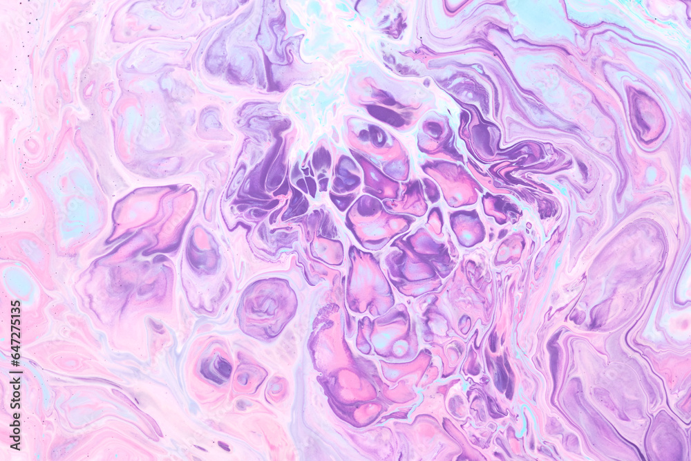 Exclusive beautiful pattern, abstract fluid art background. Flow of blending purple lilac paints mixing together. Blots and streaks of ink texture for print and design Exclusive beautiful pattern, abstract fluid art background. Flow of blending purple lilac paints mixing together. Blots and streaks of ink texture for print and design