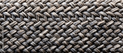Close up gray woven carpet texture and background view