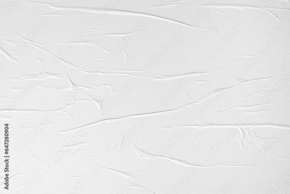 White paper with folds as a background.