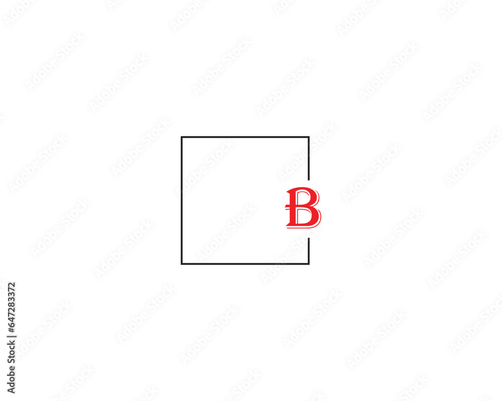 B creative logo design element B creative logo design element