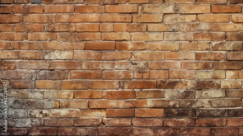 Old red brick wall background, abstract texture pattern backdrop