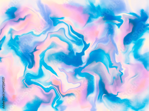 Abstract background. Marble swirl futuristic acrylic illustration with distortion. Colorful vibrant texture for modern design, print.