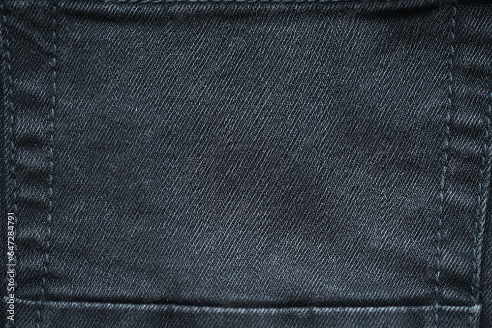 black denim clothing texture background, textile of pants fashion black denim clothing texture background, textile of pants fashion