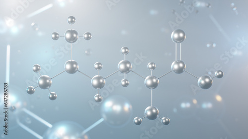 s-methylmethionine molecular structure, 3d model molecule, vitamin u, structural chemical formula view from a microscope