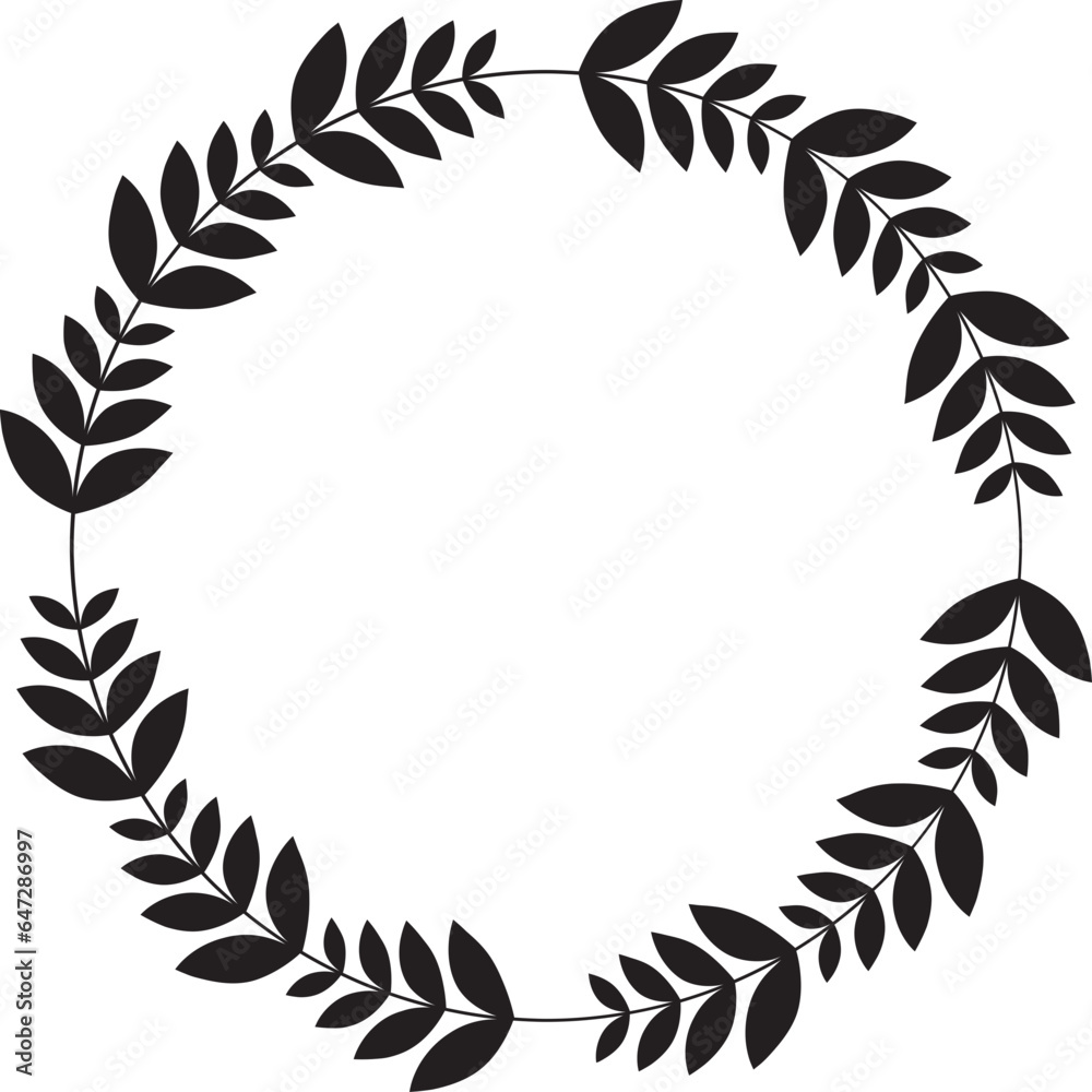 Leaf Frame Wreath 