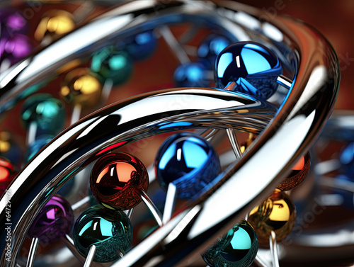 The Metal Helix: A Colorful Twist on DNA