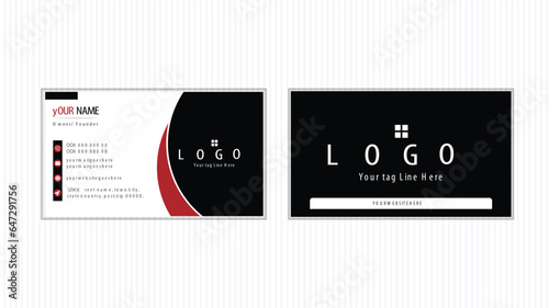 VECTOR MODERN BUSINESS CARD DESIGN