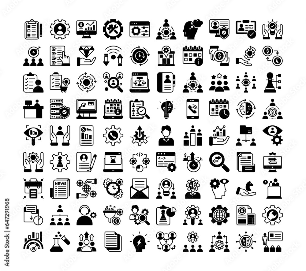 Obraz premium Smart Business Icon Pack