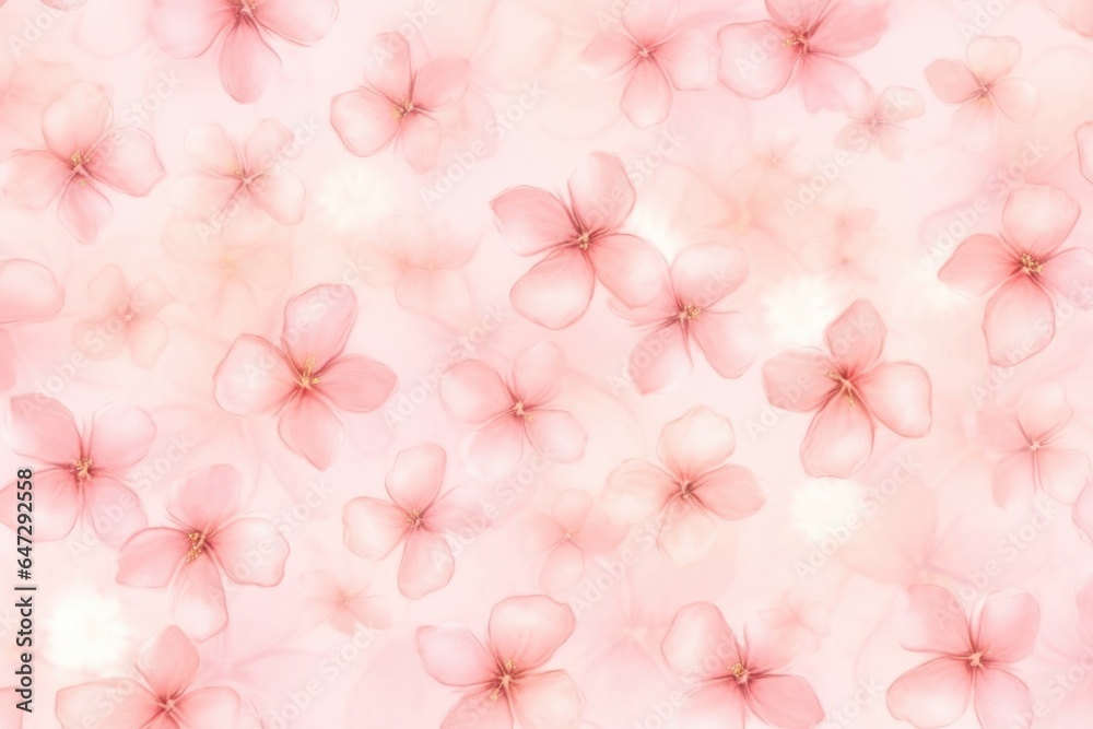 Colorful Tiny Pink Flower Watercolor Pattern Background. Wallpaper. Valentine's Day Banner. Abstract. Winter. Christmas. Generative AI