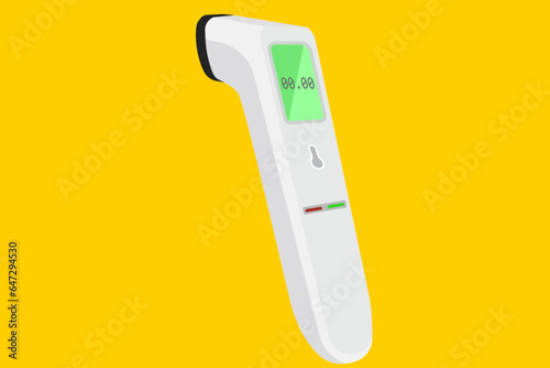 remote digital thermometer in 3D form