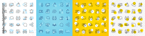 Vector icons set of Electricity consumption, Time management and Certificate line icons pack for web with Chemical formula, Ranking, Talk bubble outline icon. Ethics, Web lectures. Vector