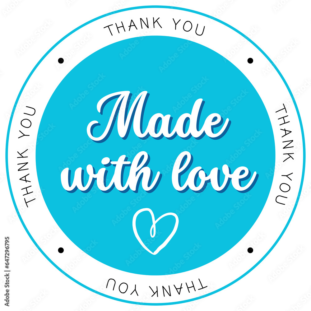Made with love thank you