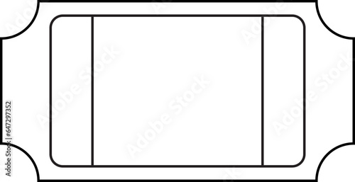 Movie and Cinema Ticket Outline