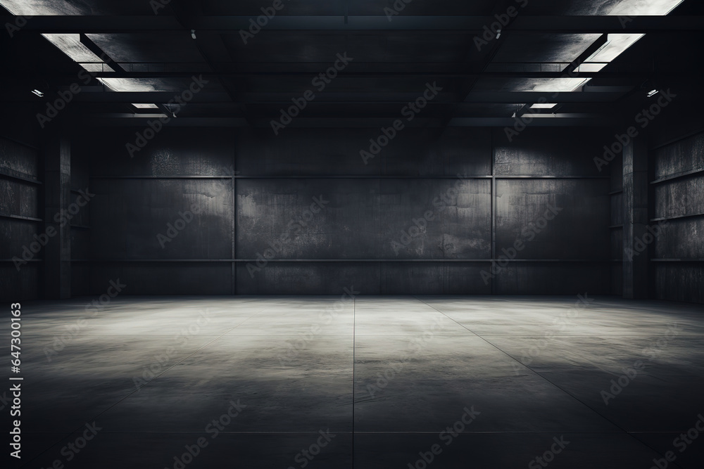 empty warehouse, generative ai 