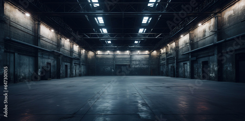 empty warehouse, generative ai 