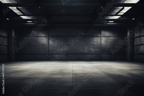 empty warehouse, generative ai  © vvalentine