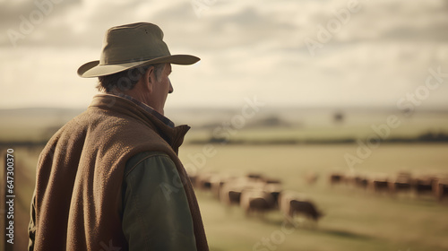 Agriculteur dans son champ © JeanChristophe