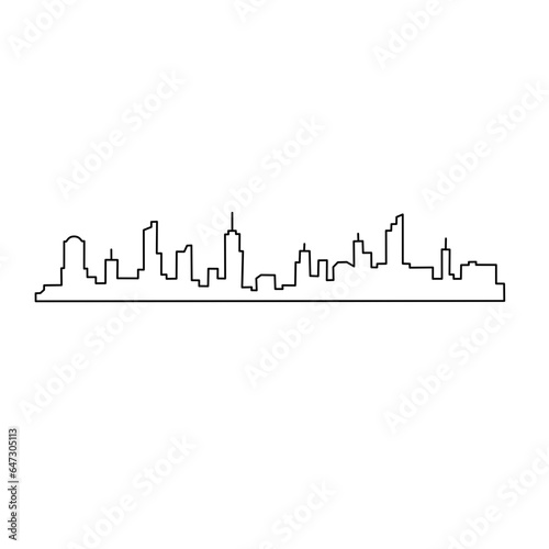 City sketch line design