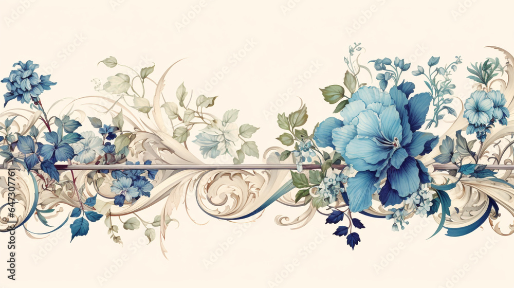 Fototapeta premium Decorative border with copy space