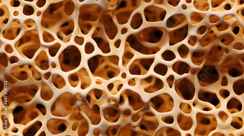 Seamless Tile - Porous  Cellular Structure  Macro - Generative AI