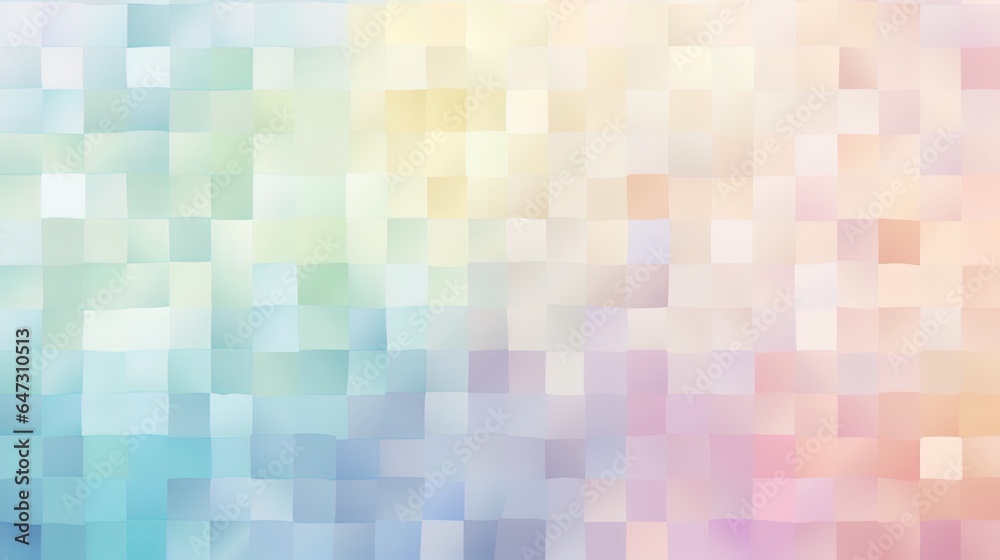 Abstract multi-colored background with cubes. Generation AI