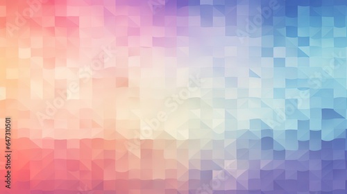 Abstract multi-colored background with cubes. Generation AI