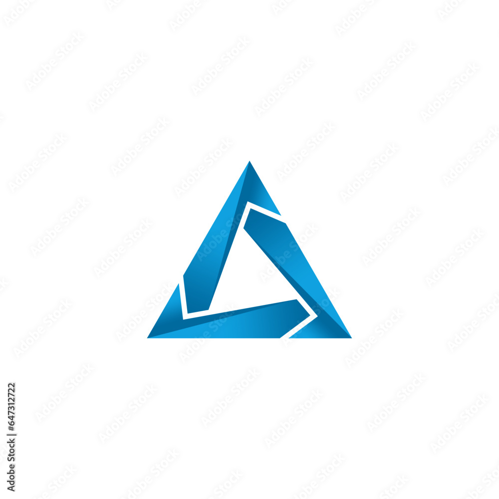 abstract triangle logo abstract triangle logo