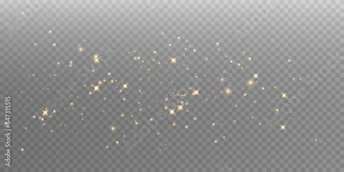 golden dust light png. Bokeh light lights effect background. Christmas glowing dust background Christmas glowing light bokeh confetti and sparkle overlay texture for your design. 