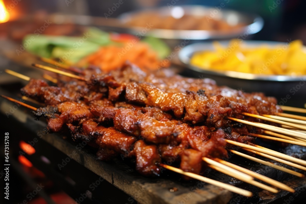 Satay skewers Satay skewers