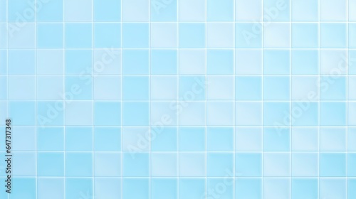 light blue ceramic wall and floor tiles abstract background. Design geometric mosaic texture. Simple seamless pattern for backdrop advertising banner poster or web. generative AI