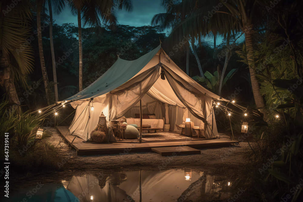 Paradise Found: Experience Ultimate Luxury Glamping on the Stunning Shores of the Caribbean!