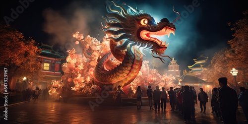 chinese new year celebration, generative ai © krishnendu