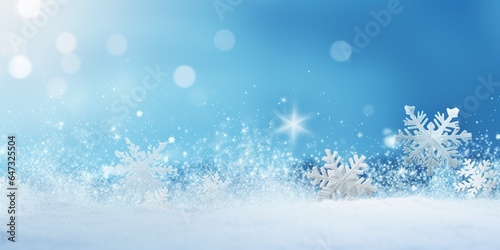 Stock photography christmas banner color trend of 2023  copy space  Snow generative AI