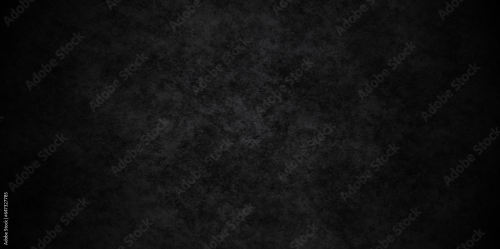 	
Grunge Black texture chalk board and black board background. stone concrete texture grunge backdrop background anthracite panorama. Panorama dark grey black slate background or texture.