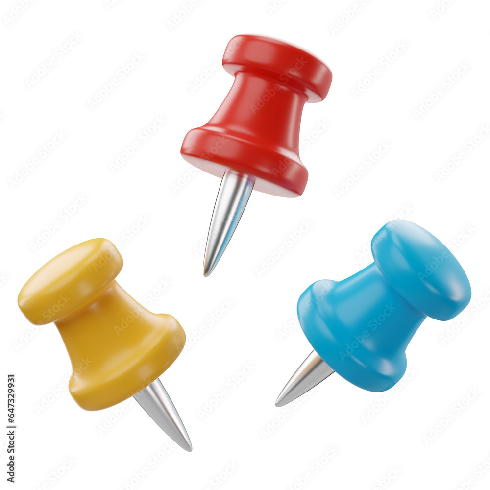 3d Illustration pins of back to school icon
3d Illustration pins of back to school icon