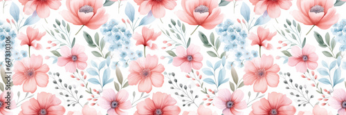 Waterpainted Floral Background Design © Yorick