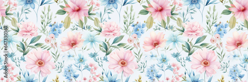 Waterpainted Floral Background Design © Yorick