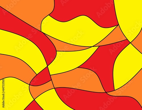 abstract background with waves