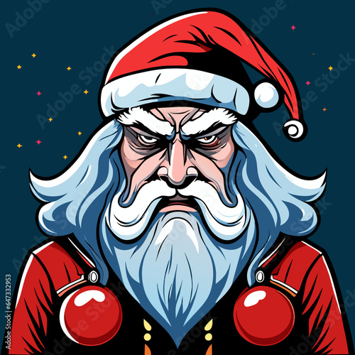 angry santa claus