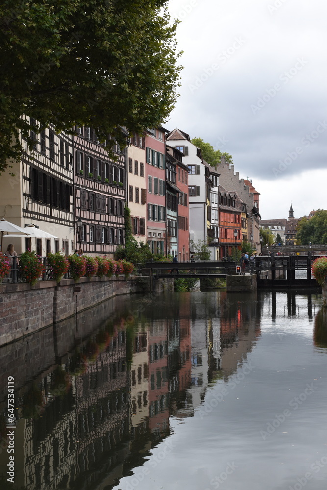 canal and houses