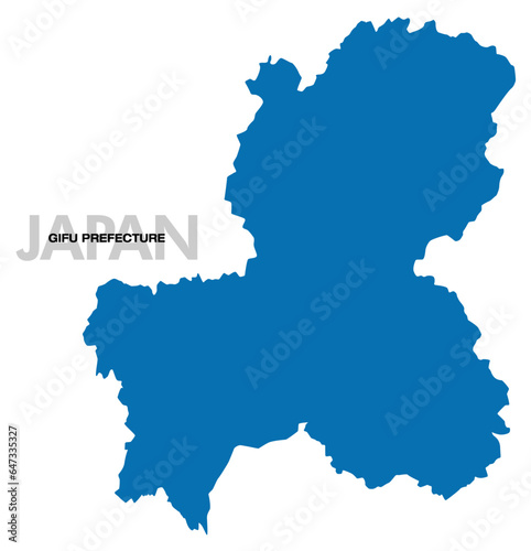 岐阜県の地図 日本