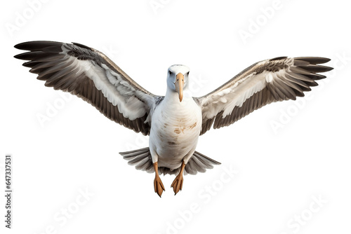 The Albatross Aerial Prowess isolated on a transparent background, Generative Ai © rzrstudio