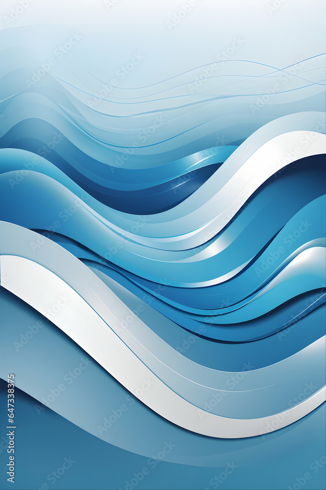 Vector smooth blue background Vector smooth blue background