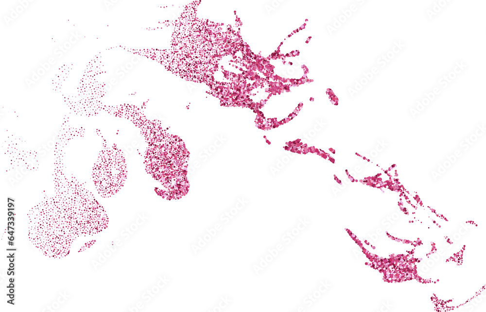 Fototapeta premium Pink glitter abstract shape sparkles