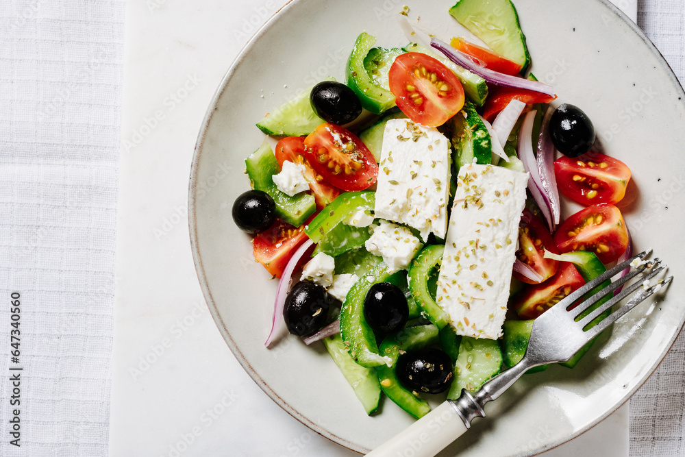 Greek salad.