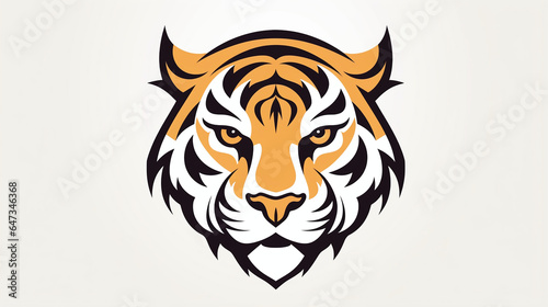 Tiger head logo illustration