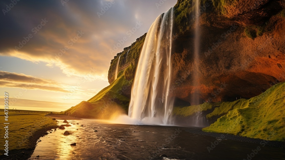 Waterfall Iceland - Seljalandsfoss